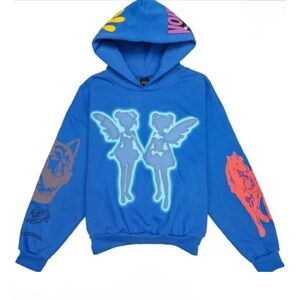 NEW-Drake FATD Blue Hoodie
